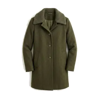 Olive green coat