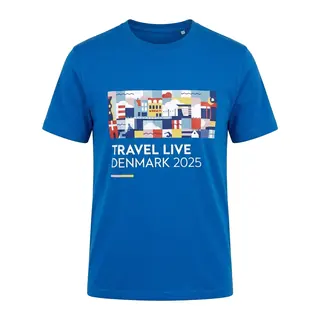 Blue graphic t-shirt