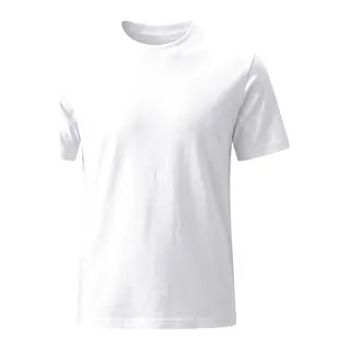 White crew-neck t-shirt